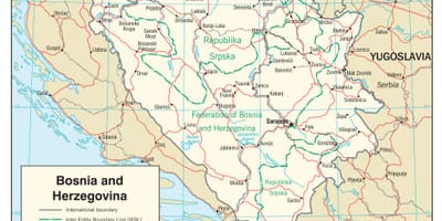 Боснія і Герцеговина карті