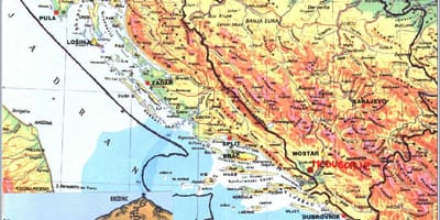 Карта меджугор'є, Боснія і Герцеговина
