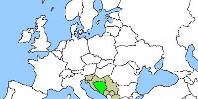 Карта Боснії розташування на 